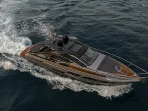 Pershing 52ft Yacht in Sea