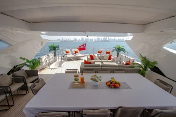 Sunseeker 116ft Yacht Deck Area