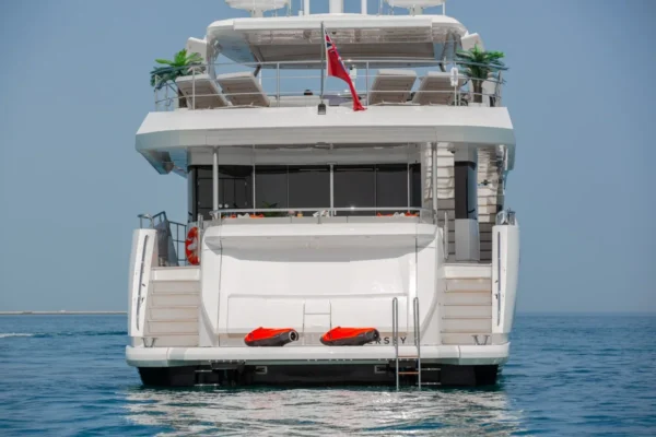 Sunseeker 116ft Yacht Front