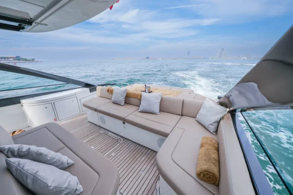 Pershing 52ft White Yacht Sea View