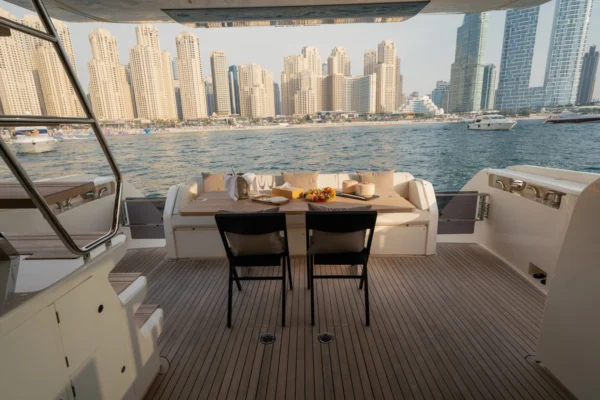 Ferretti Yacht Deck
