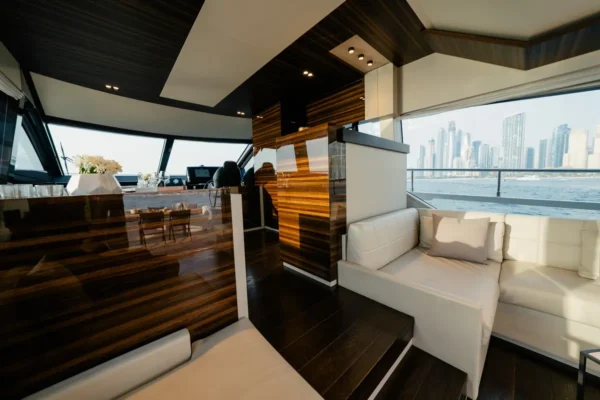 Ferretti 67ft Yacht Party Area