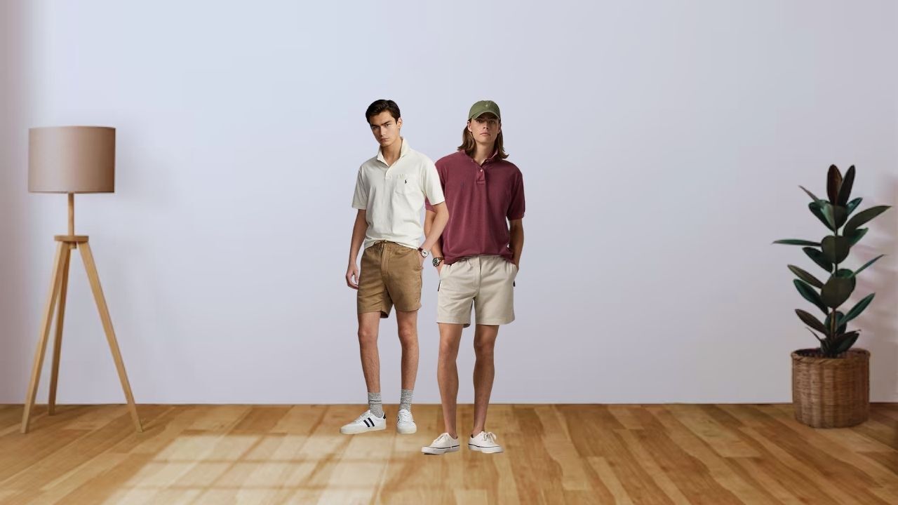 Polo Shirt and Chino Shorts