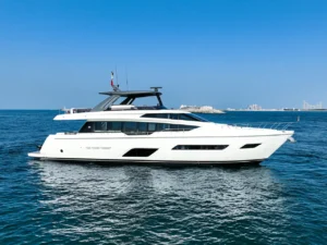 Luxury Yachts 15 Ferretti 78ft luxury dubai yacht rental
