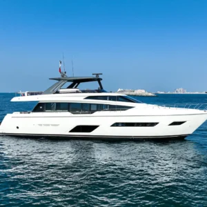 Ferretti 78ft luxury dubai yacht rental