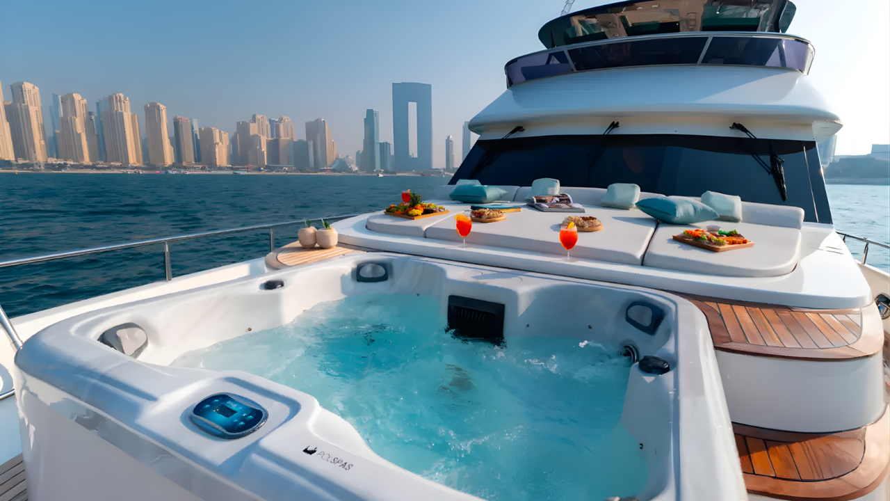5 Most Luxurious Yachts You Can Rent in Dubai 4 Numarine 80ft Yacht